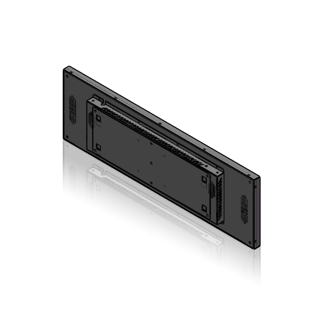 Pantalla publicitaria de tira LED vertical de alta resoluci&oacute;n de 28,6 pulgadas