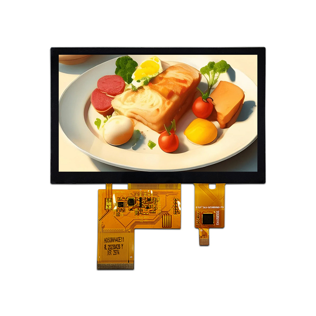 Tela LCD de toque capacitivo de 5 polegadas 800 &times; 480 RGB interface TFT-LCD conjunto de m&oacute;dulo LCD