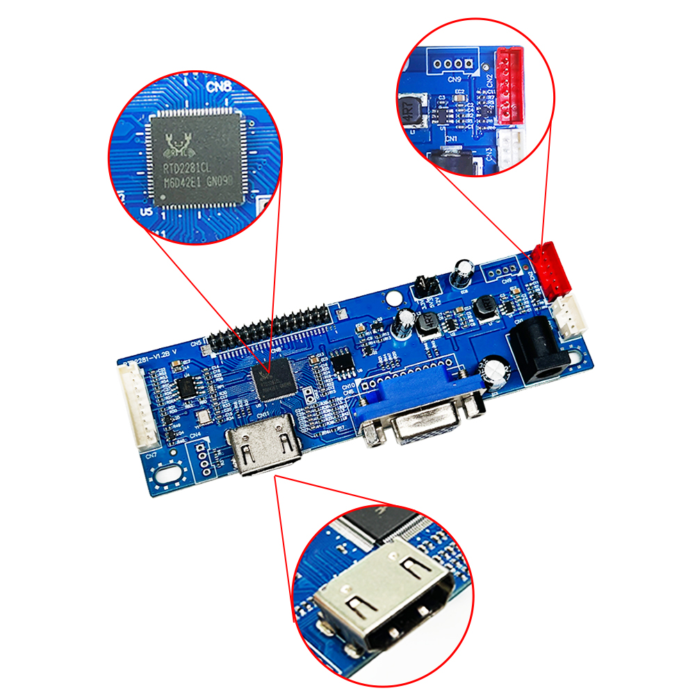 産業用ディスプレイ LCD ドライバー コントローラー ボード