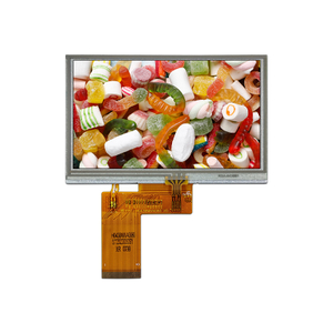 شاشة LCD تعمل باللمس مقاس 4.3 بوصة، واجهة 800 &times; 480 RGB، مجموعة TFT LCD